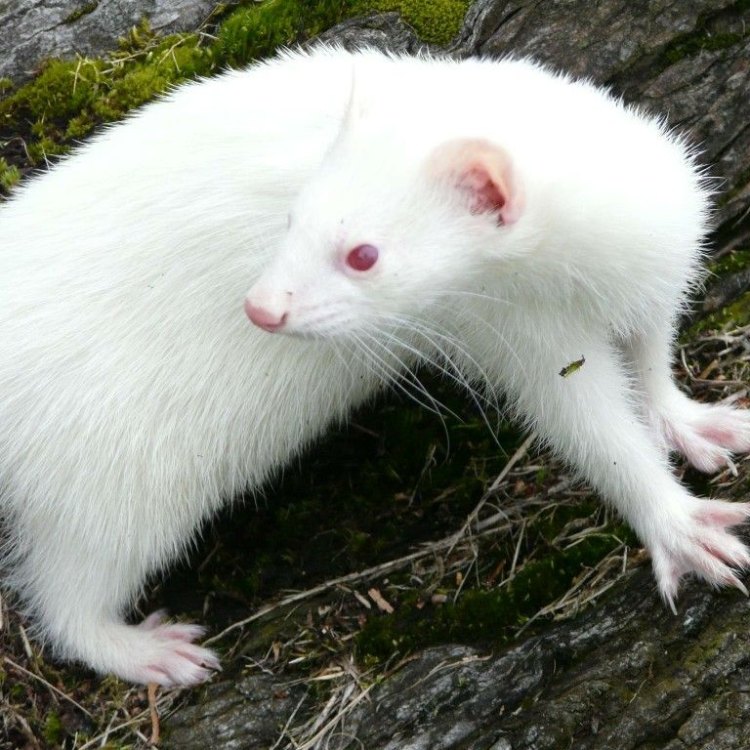 White Ferret Albino Ferrets
